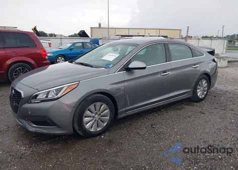 2017 Hyundai Sonata Hybrid Se из США, поврежденный, VIN KMHE24L36HA075462